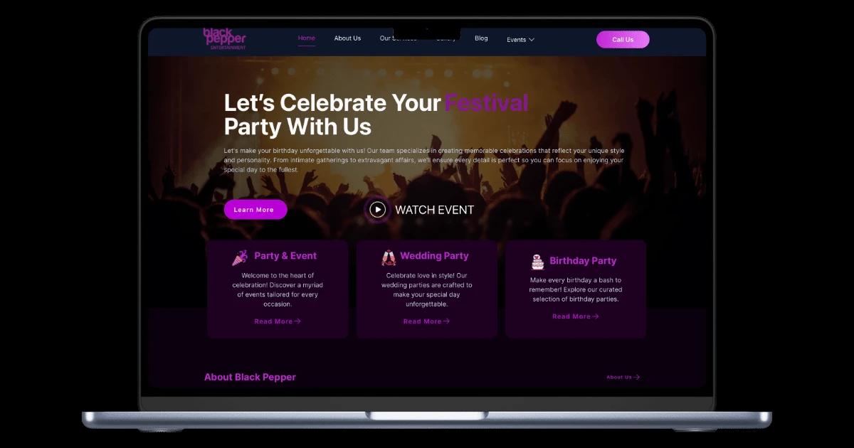 Black Peper - Events management platform's Image