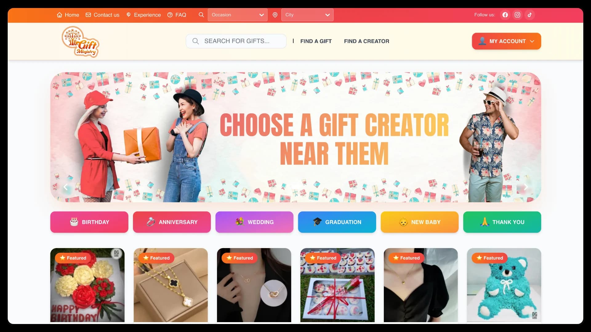 Gift Ministry platform developed by Axcertro